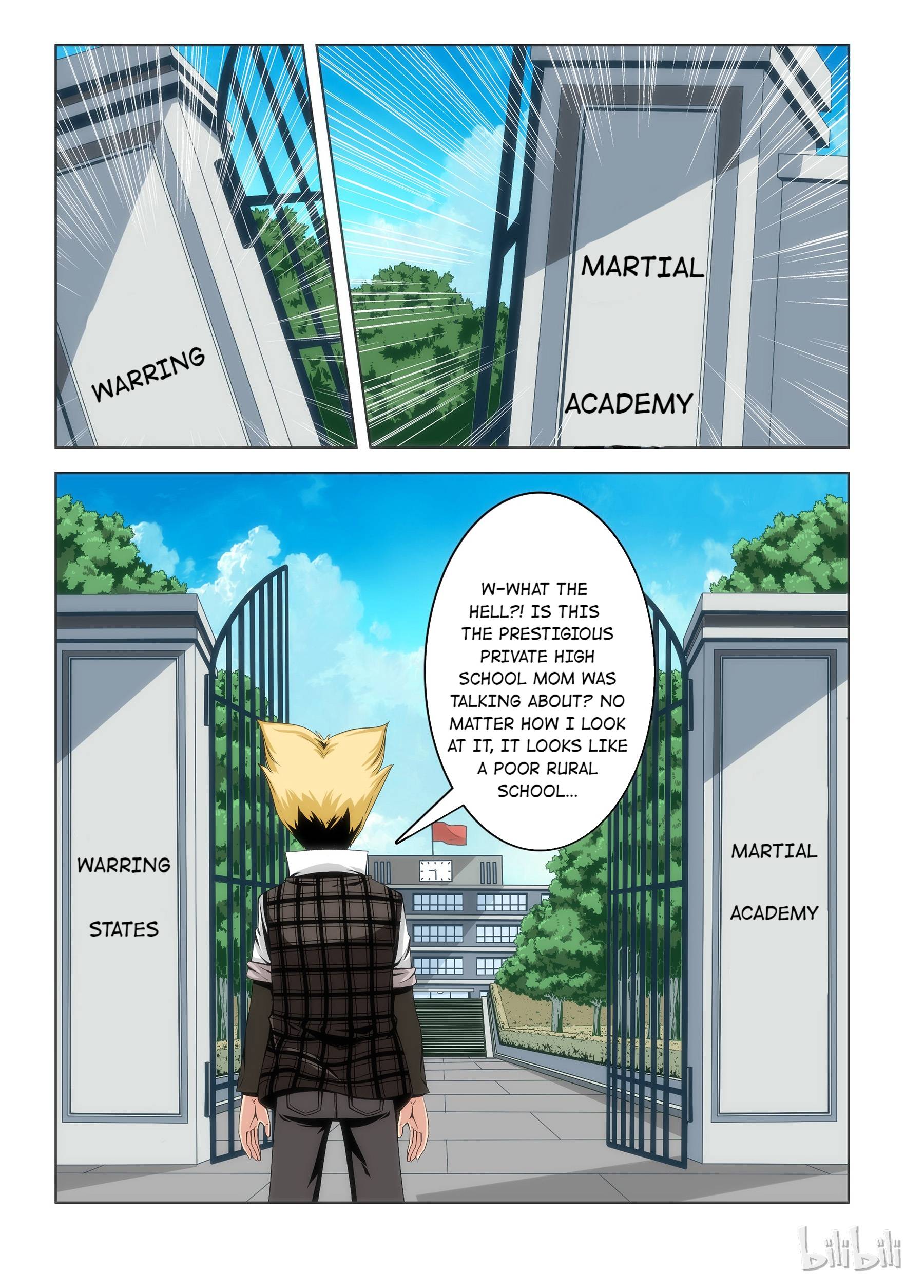 Warring States Martial Academy chapter 1 - page 8