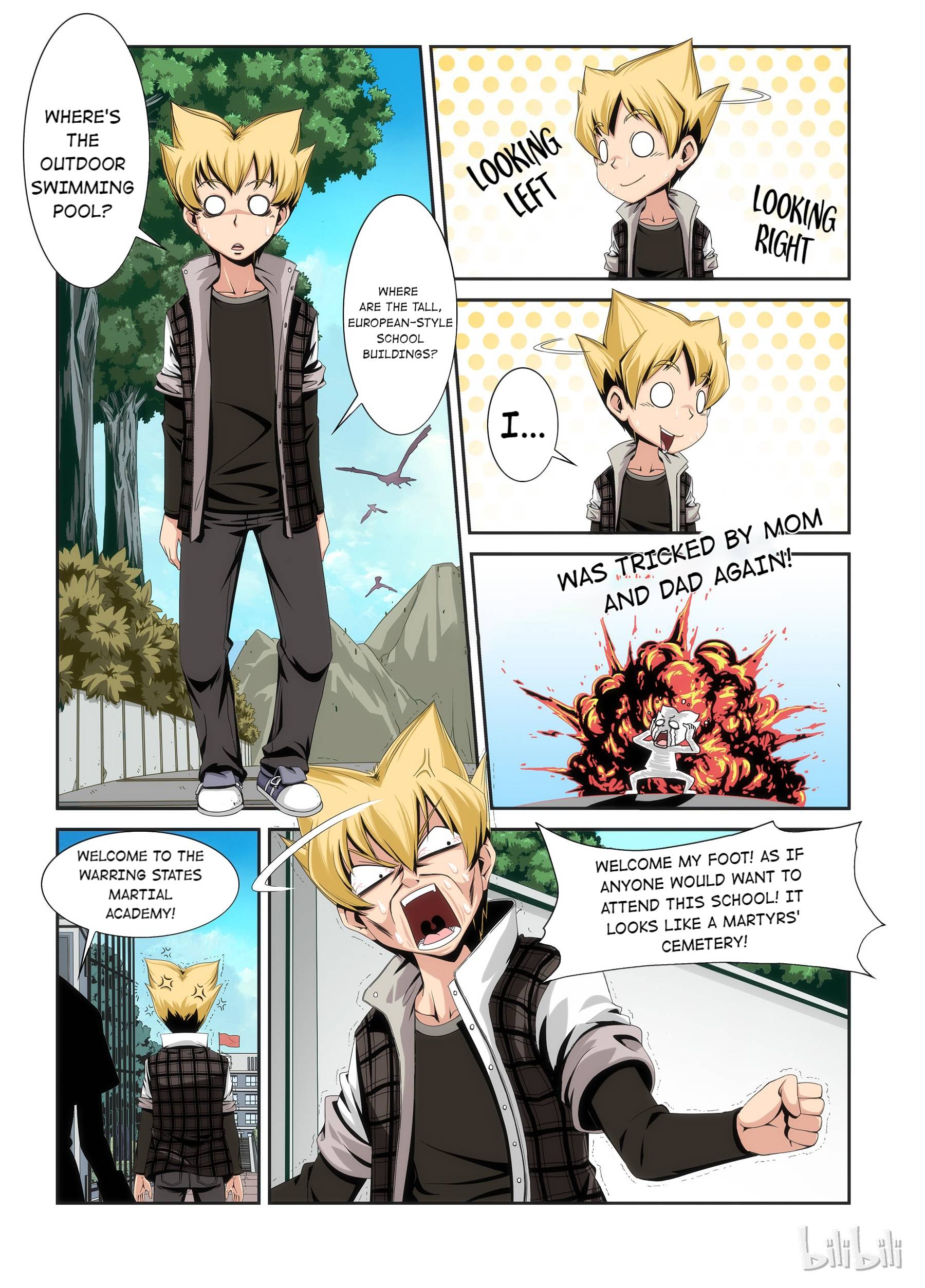 Warring States Martial Academy chapter 1 - page 9