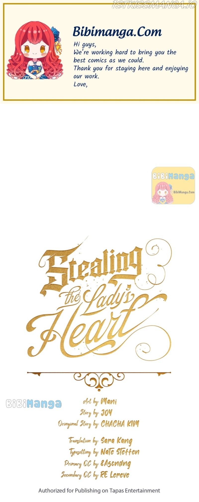 Stealing the Lady's Heart Chapter 48 - page 1