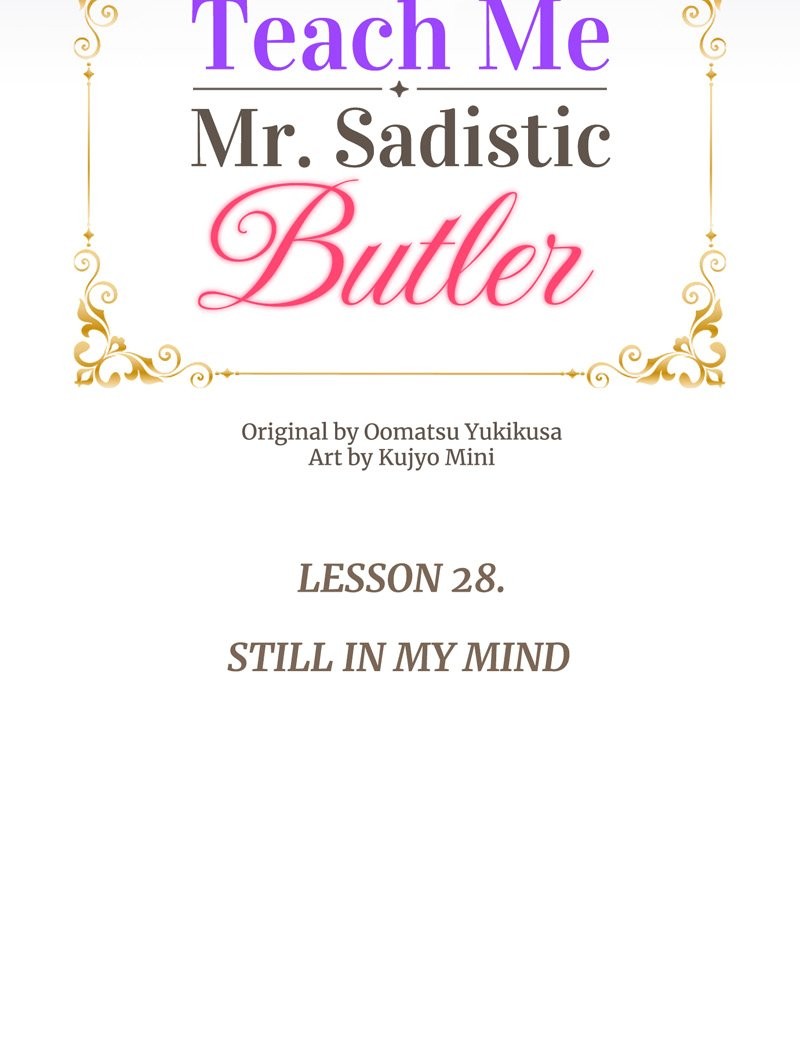 Teach Me, Mr. Sadistic Butler chapter 28 - page 3