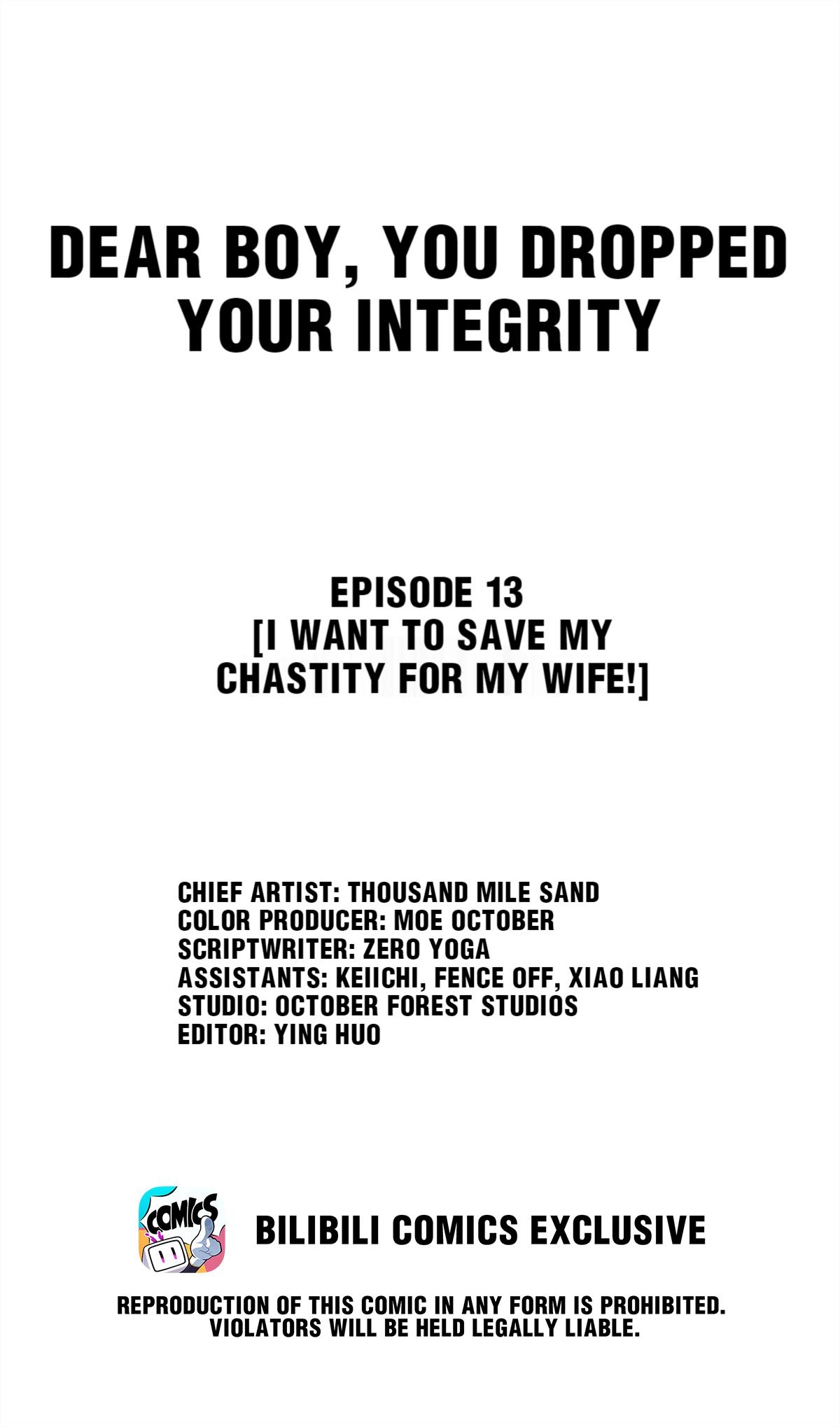 Dear Boy, You Dropped Your Integrity Chapter 13 - page 2