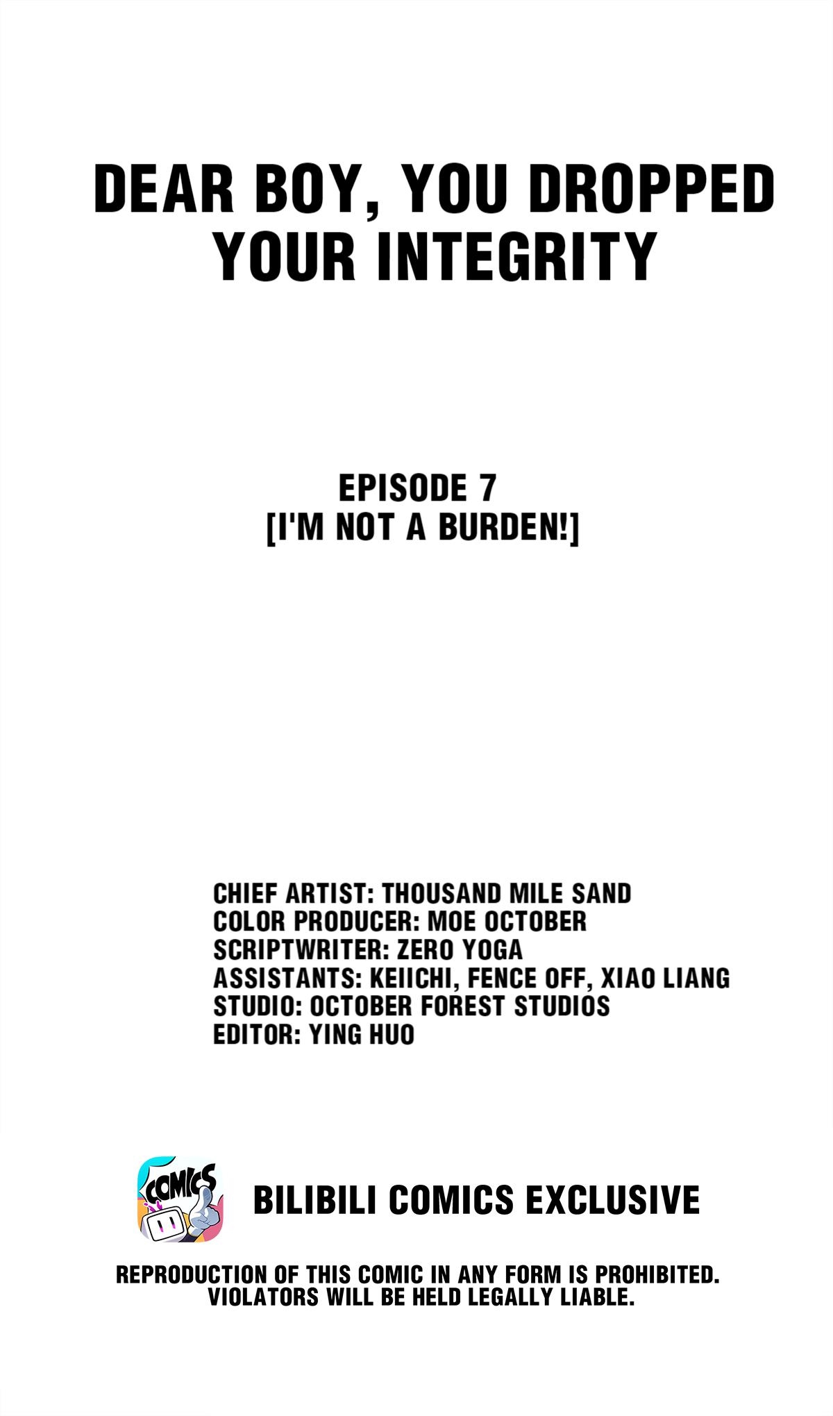 Dear Boy, You Dropped Your Integrity Chapter 7 - page 2