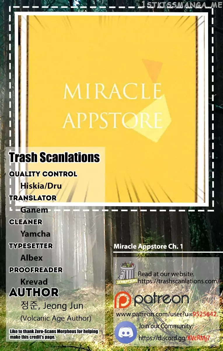 Miracle App Store chapter 1 - page 1