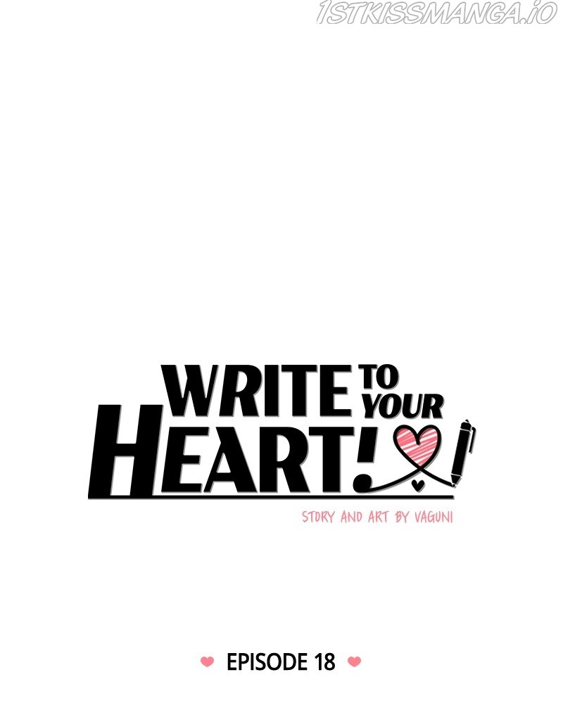 Write to Your Heart! Chapter 18 - page 18