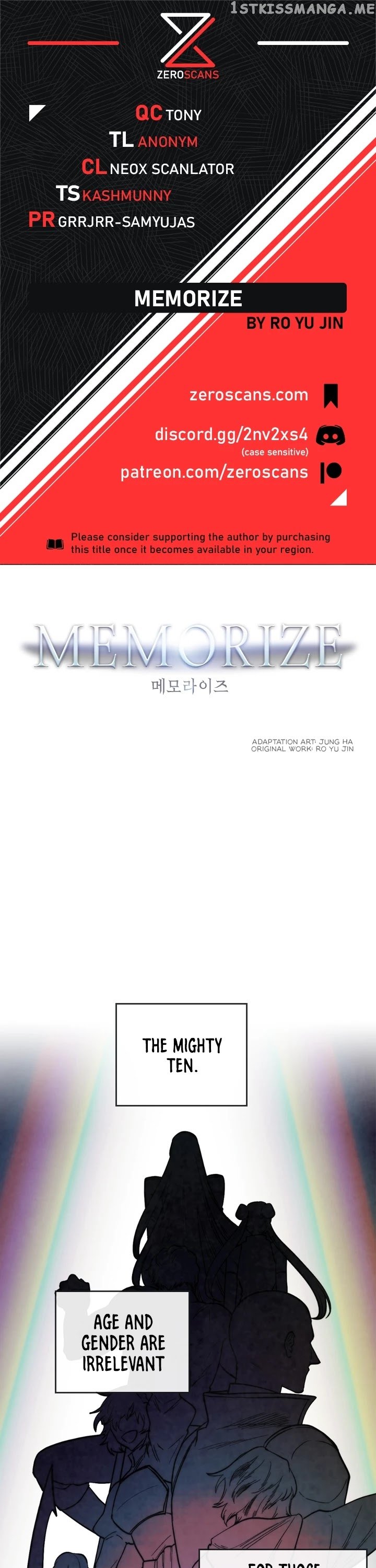 MEMORIZE - Manga chapter 21 - page 1