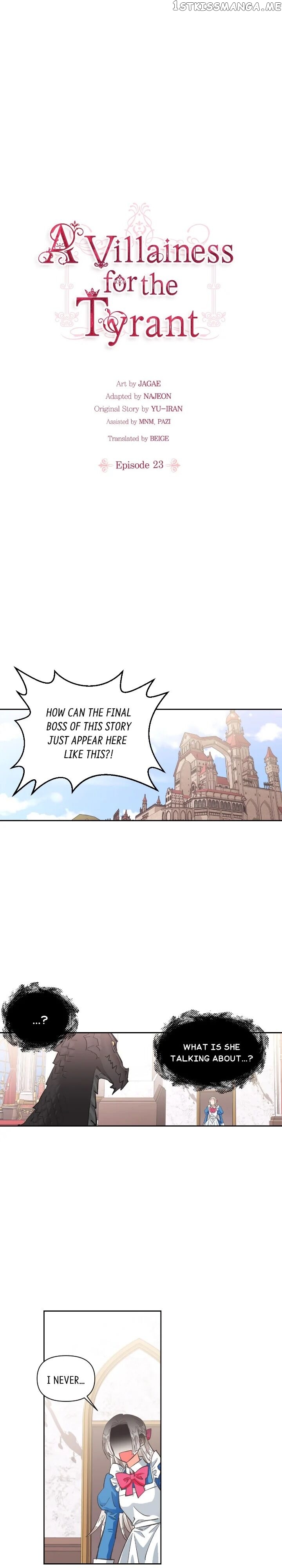 A Villain Is A Good Match For A Tyrant chapter 23 - page 1