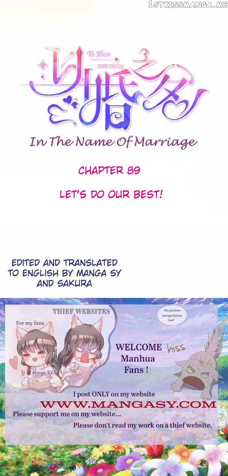 In The Name Of Marriage Chapter 89 - page 1