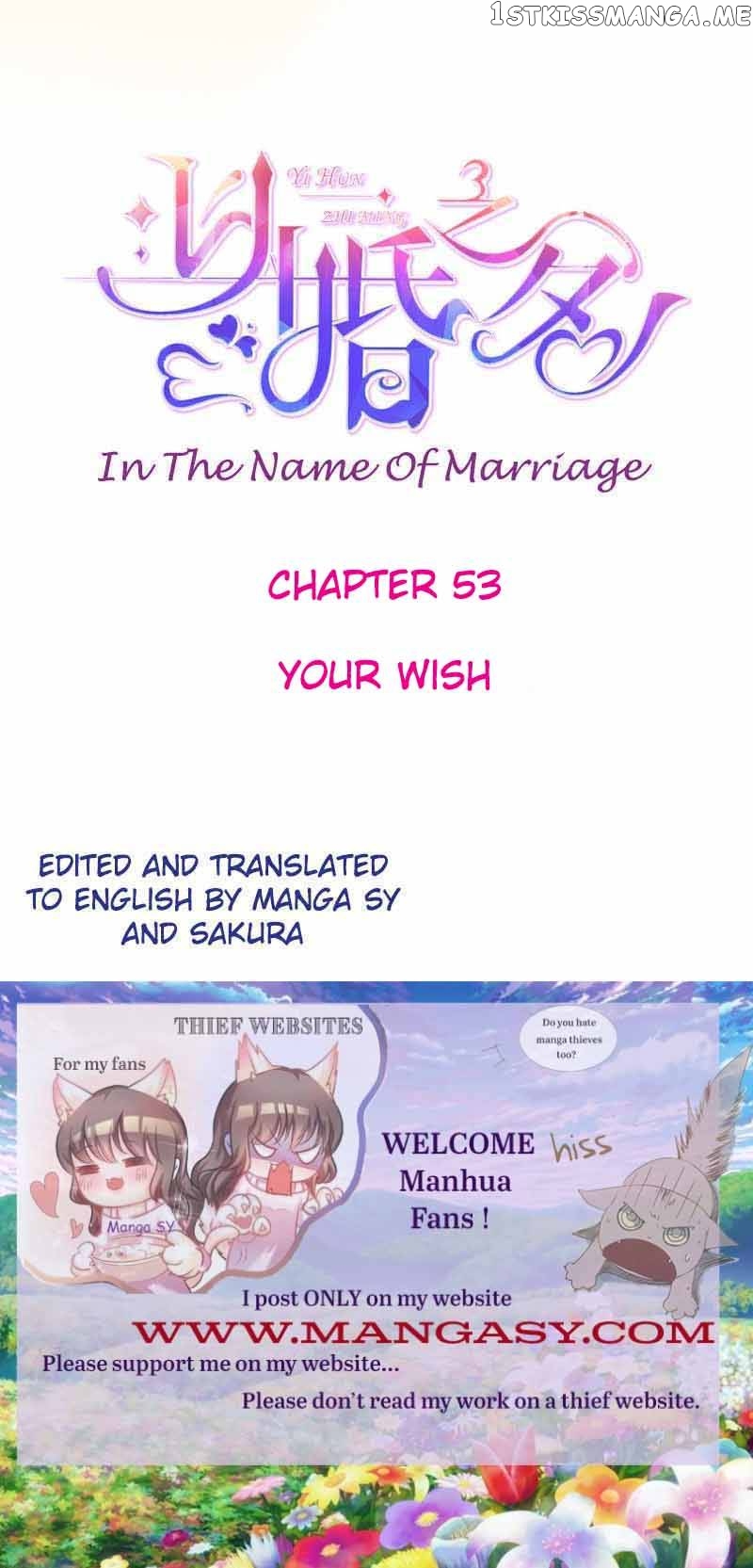 In The Name Of Marriage chapter 53 - page 1