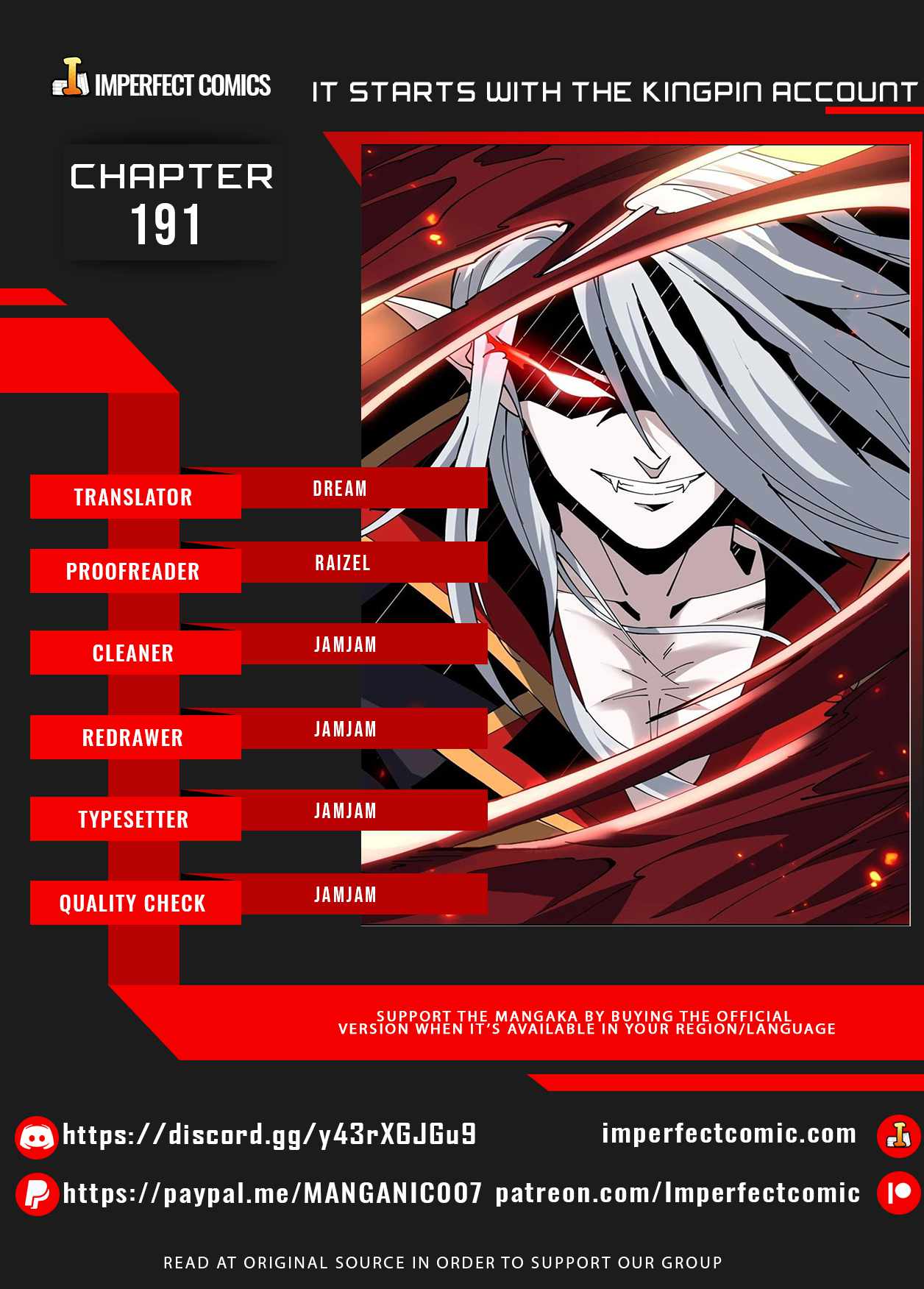 It Starts with a kingpin account chapter 191 - page 1
