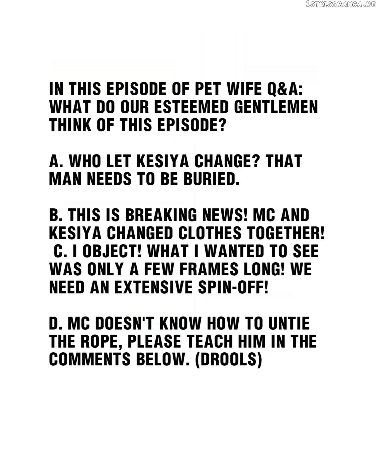 How To Properly Care For Your Pet Wife chapter 87 - page 49