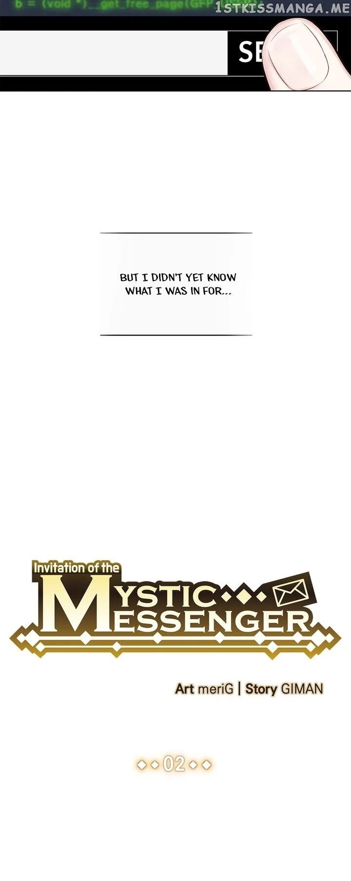 Invitation Of The Mystic Messenger chapter 2 - page 8