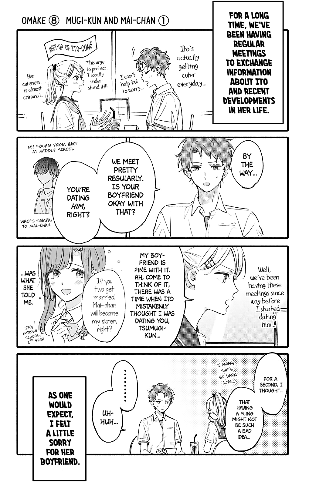 Sei-chan, Your Love Is Too Much! chapter 19.1 - page 1