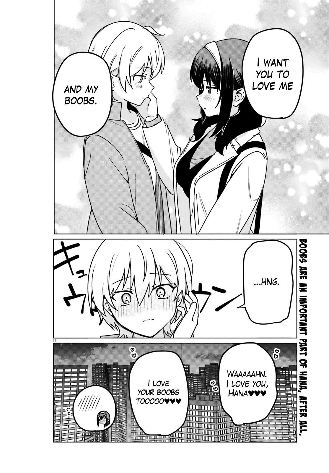 Sekai de Ichiban Oppai ga Suki! chapter 65 - page 12