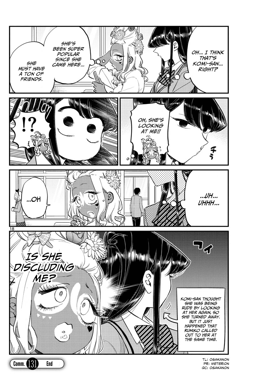 Komi-san wa Komyushou Desu chapter 131 - page 5