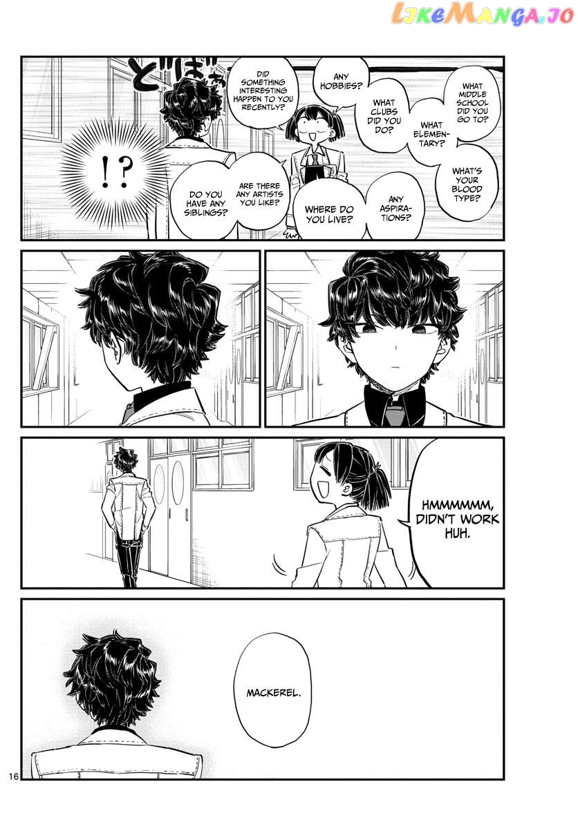 Komi-san wa Komyushou Desu chapter 133 - page 16