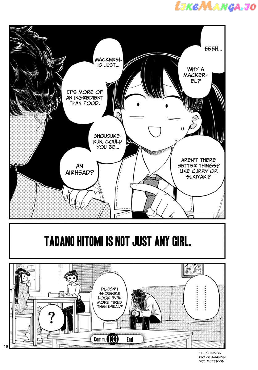 Komi-san wa Komyushou Desu chapter 133 - page 18