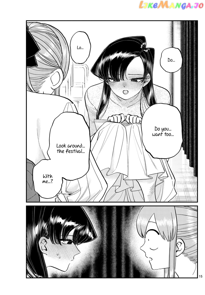 Komi-san wa Komyushou Desu chapter 231 - page 15