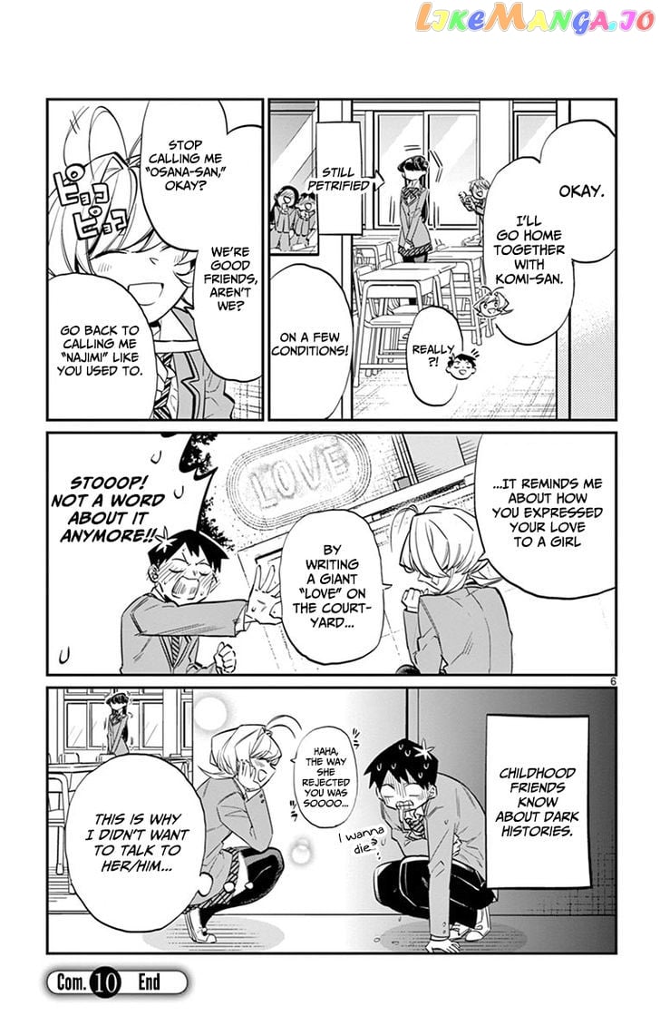 Komi-san wa Komyushou Desu chapter 10 - page 6