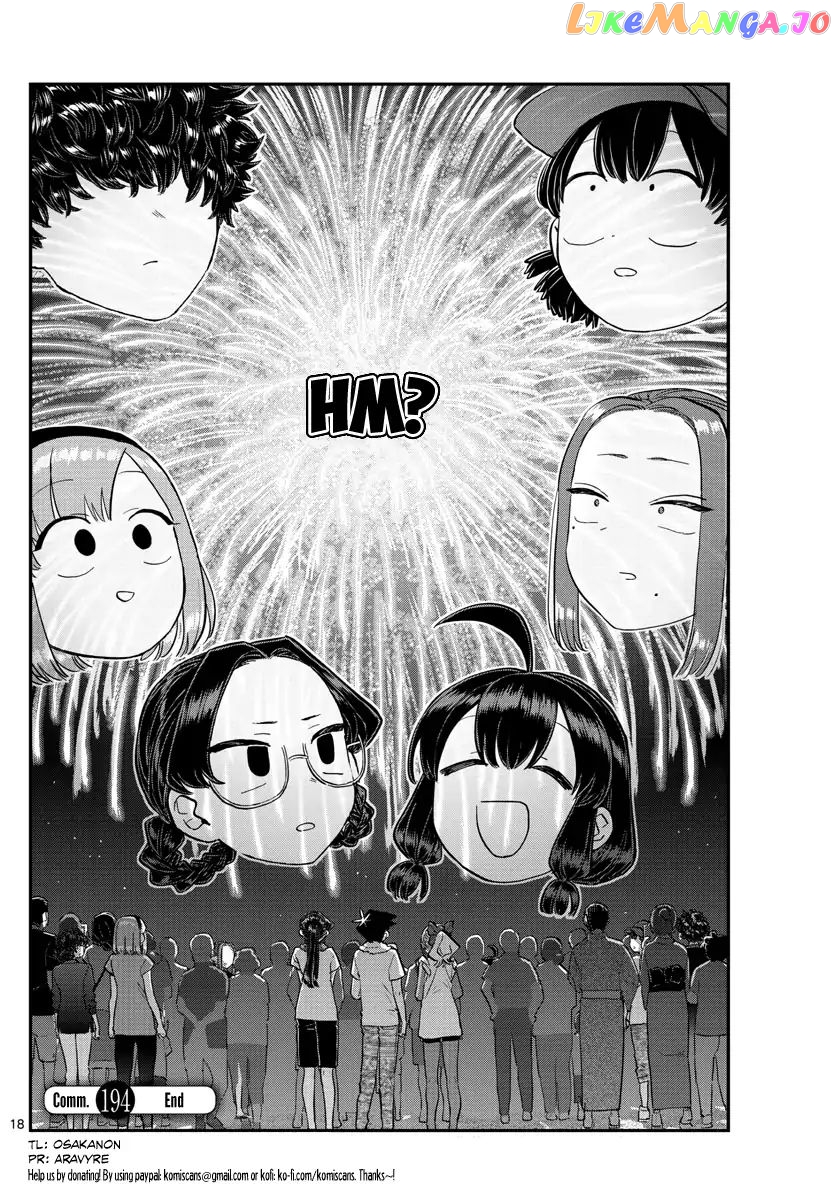 Komi-san wa Komyushou Desu chapter 194 - page 18