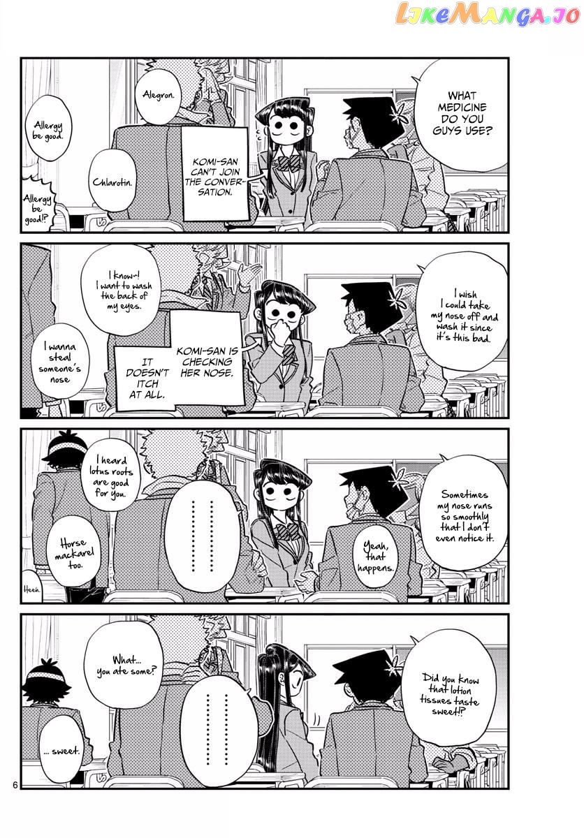 Komi-san wa Komyushou Desu chapter 138 - page 6