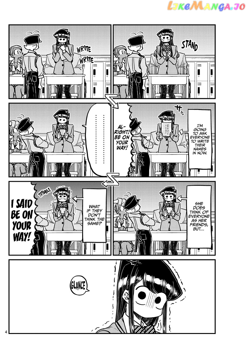 Komi-san wa Komyushou Desu chapter 323 - page 4