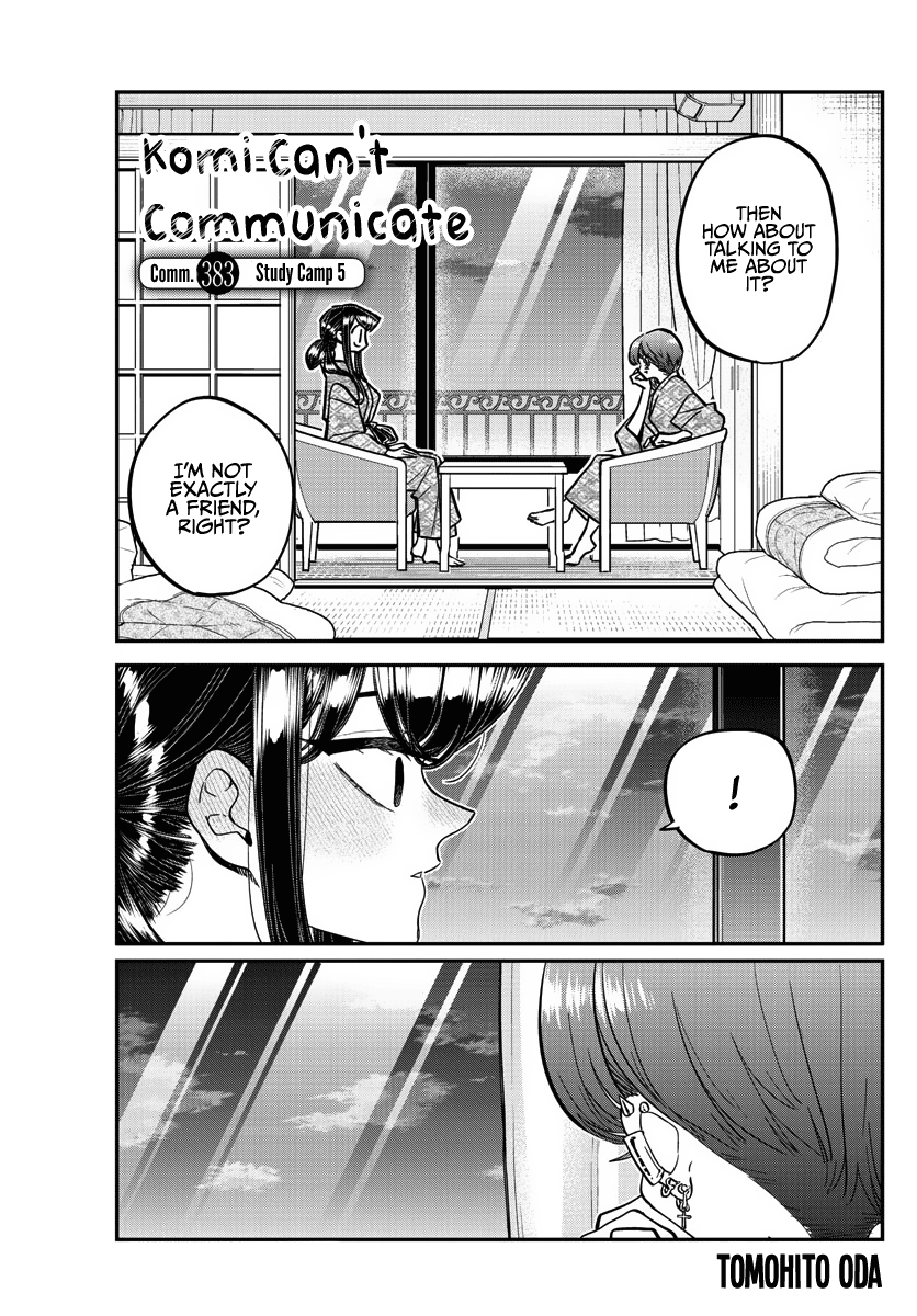 Komi-san wa Komyushou Desu chapter 383 - page 1