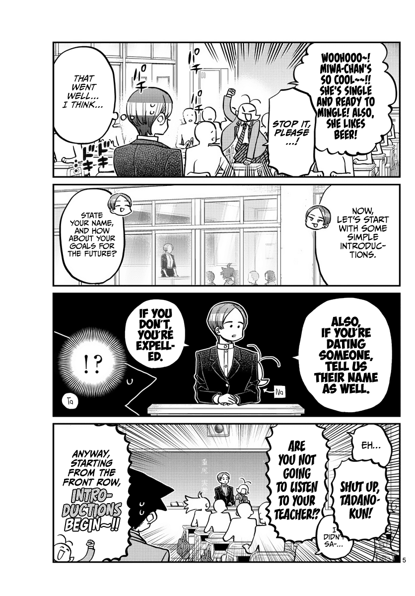 Komi-san wa Komyushou Desu chapter 325 - page 5