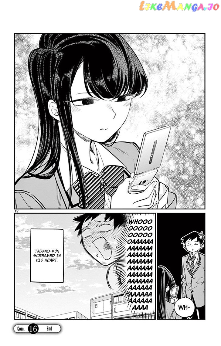 Komi-san wa Komyushou Desu chapter 16 - page 12