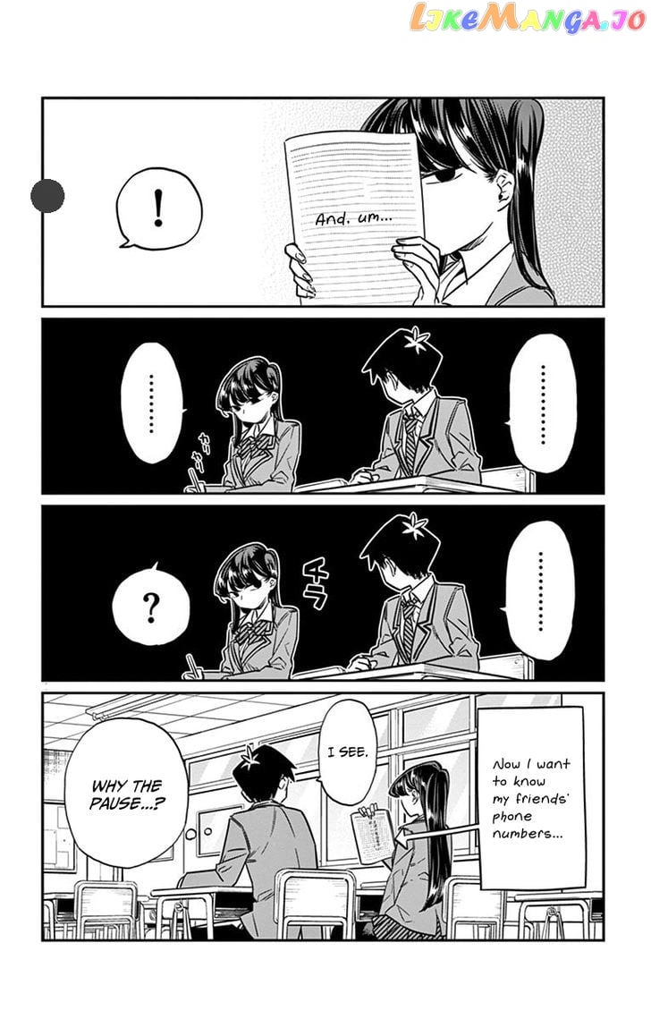 Komi-san wa Komyushou Desu chapter 16 - page 4