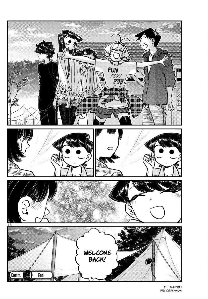 Komi-san wa Komyushou Desu chapter 144 - page 18