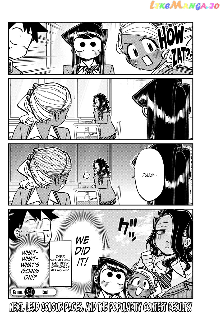 Komi-san wa Komyushou Desu chapter 240 - page 18