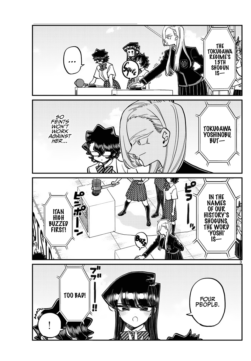 Komi-san wa Komyushou Desu chapter 388 - page 3