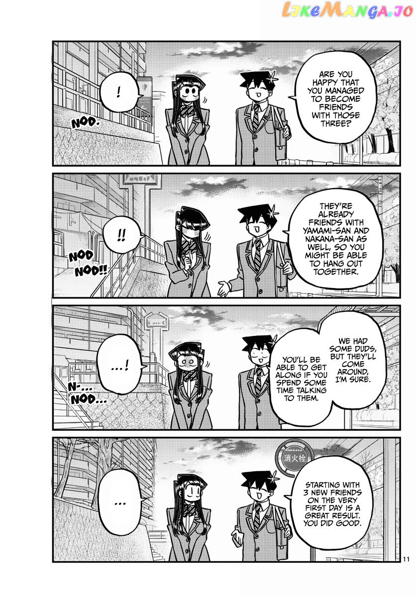 Komi-san wa Komyushou Desu chapter 329 - page 11