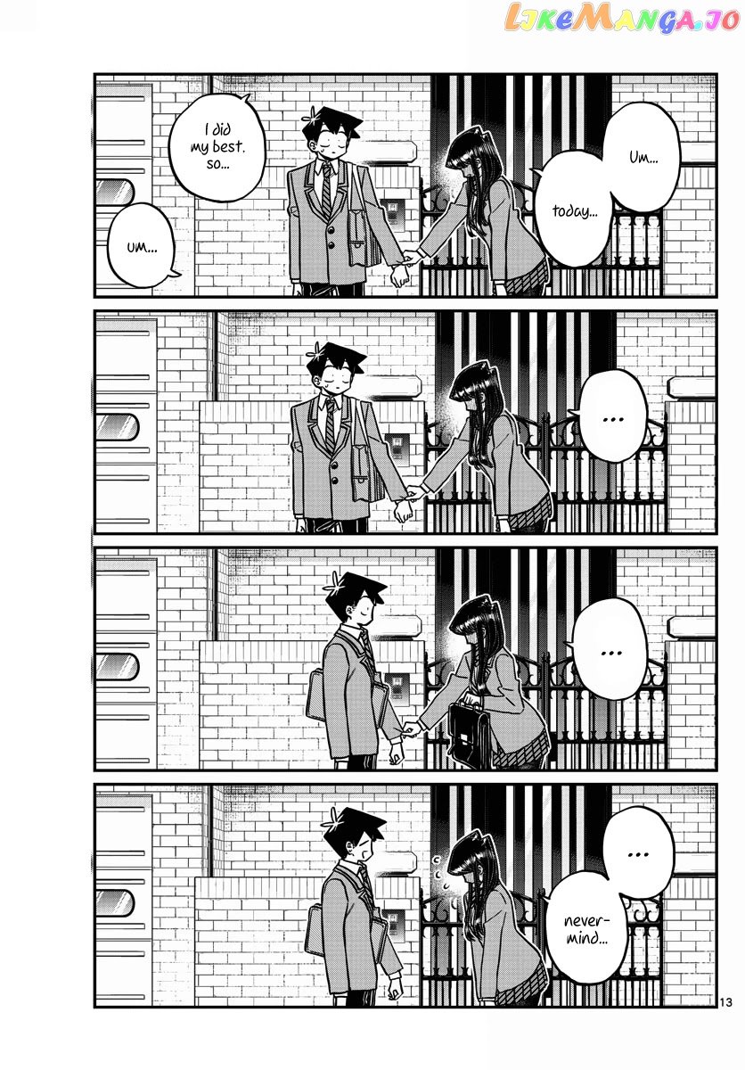 Komi-san wa Komyushou Desu chapter 329 - page 13