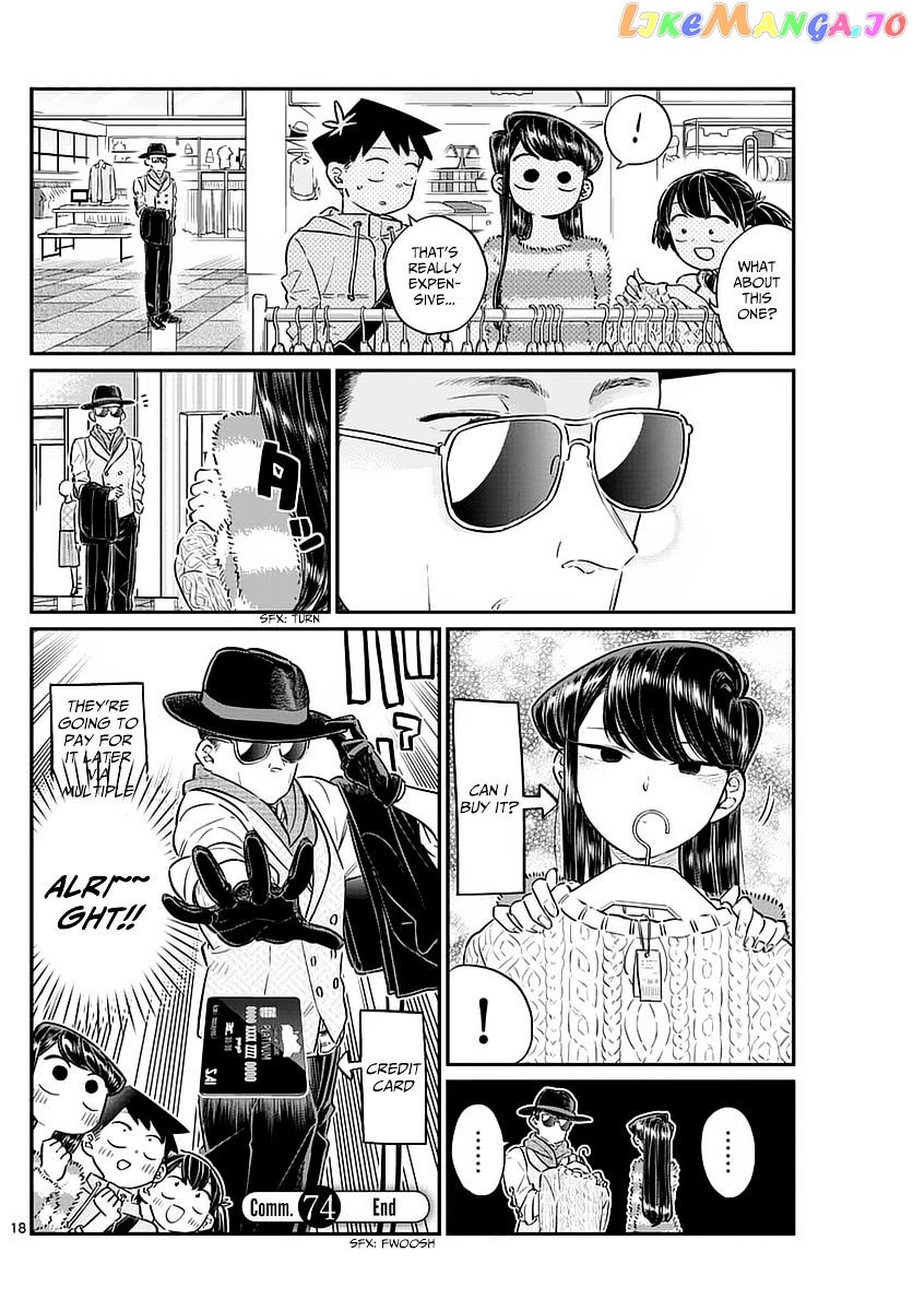 Komi-san wa Komyushou Desu chapter 74 - page 18