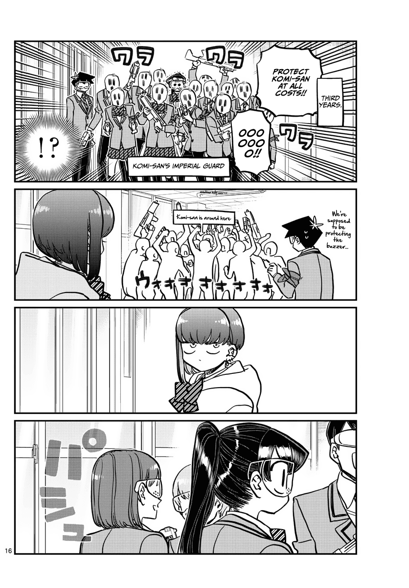 Komi-san wa Komyushou Desu chapter 330 - page 16