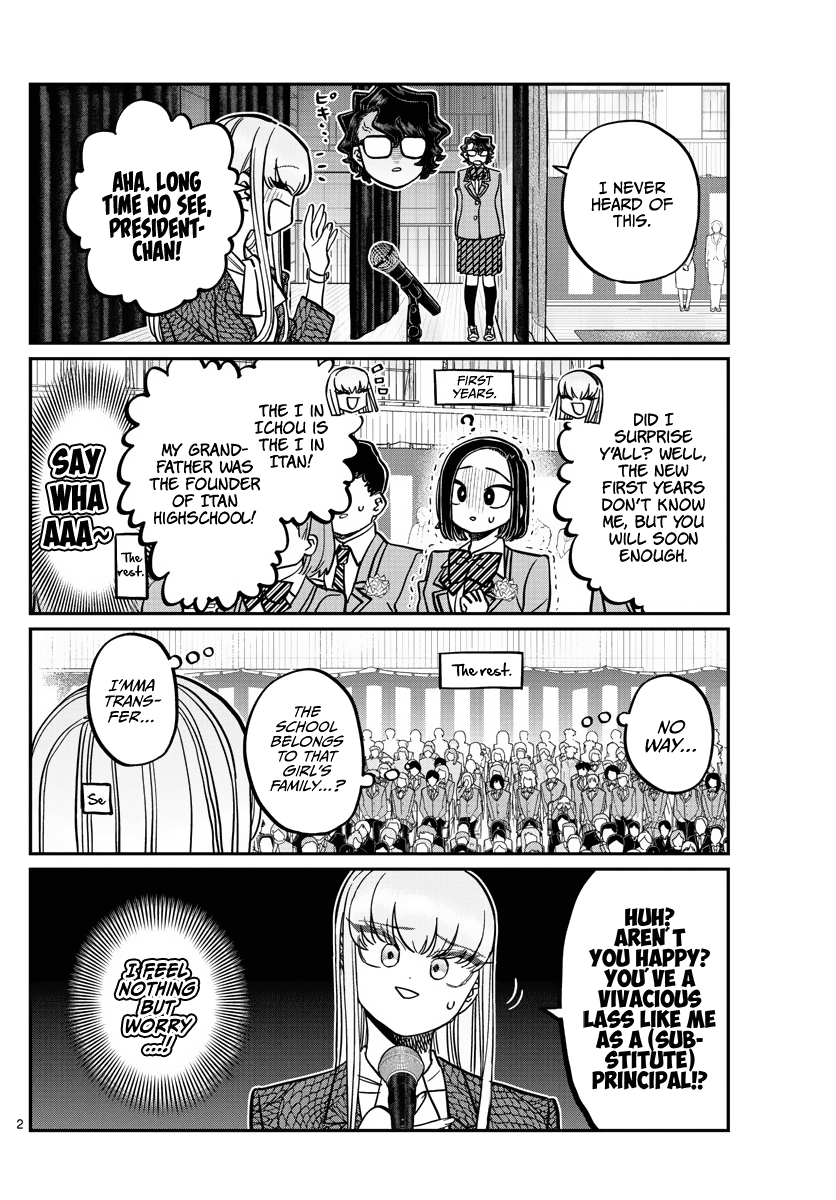 Komi-san wa Komyushou Desu chapter 330 - page 2