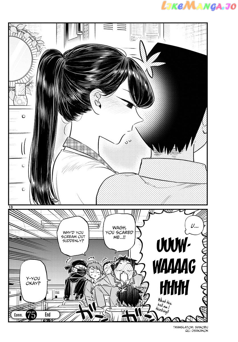 Komi-san wa Komyushou Desu chapter 75 - page 18