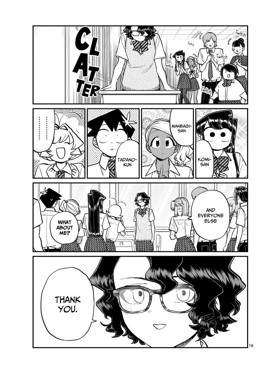 Komi-san wa Komyushou Desu chapter 203 - page 16