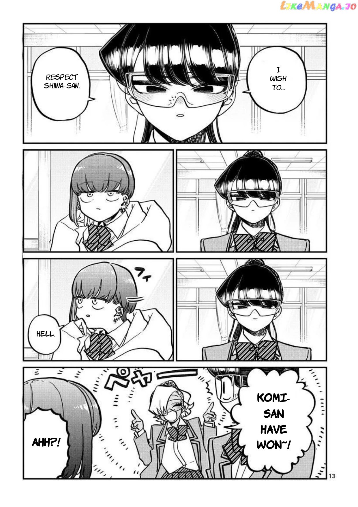 Komi-san wa Komyushou Desu chapter 332 - page 14