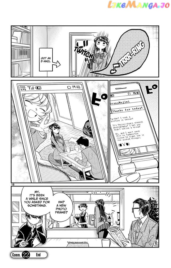 Komi-san wa Komyushou Desu chapter 22 - page 20