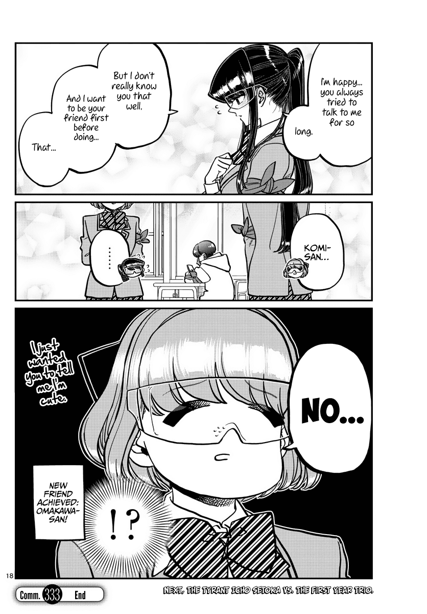 Komi-san wa Komyushou Desu chapter 333 - page 18