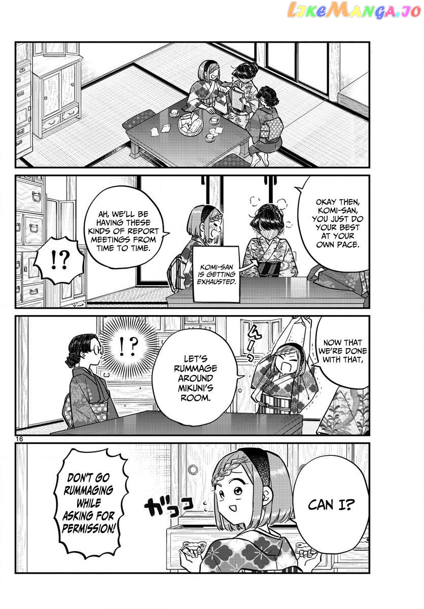 Komi-san wa Komyushou Desu chapter 149 - page 16