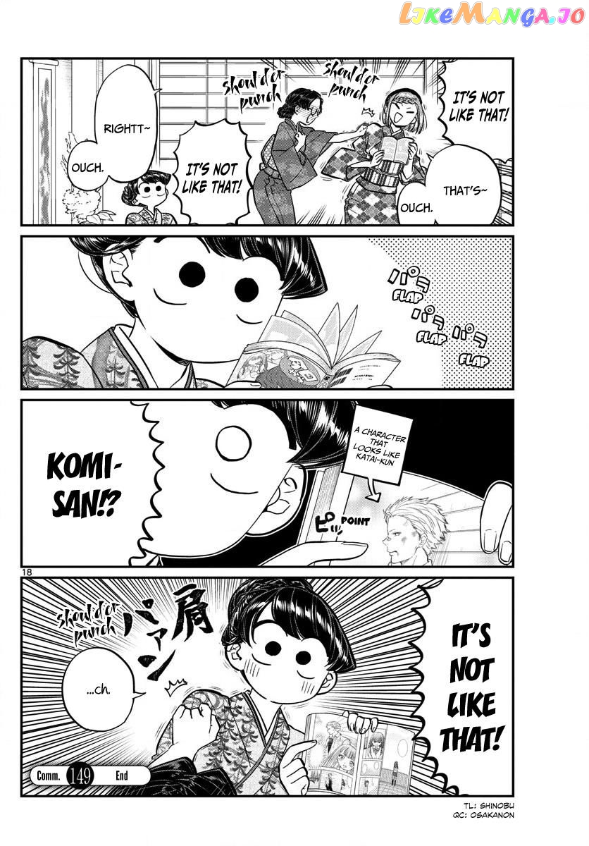 Komi-san wa Komyushou Desu chapter 149 - page 18