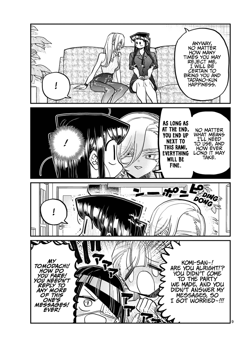 Komi-san wa Komyushou Desu chapter 392 - page 9