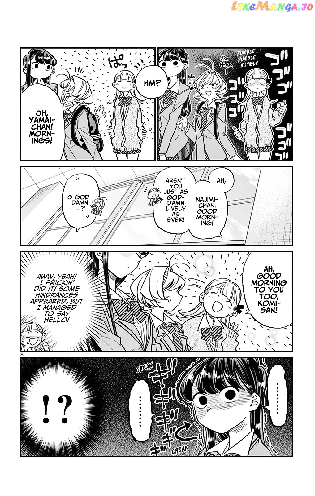 Komi-san wa Komyushou Desu chapter 23 - page 8