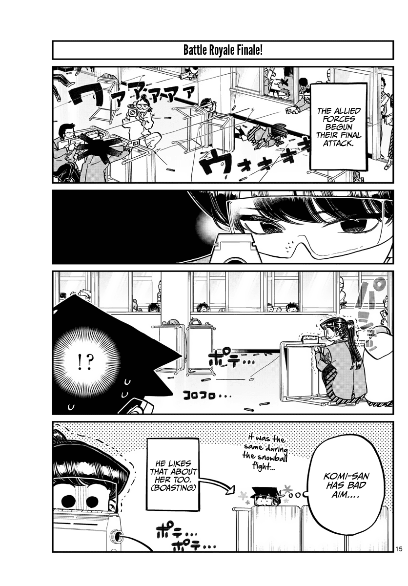 Komi-san wa Komyushou Desu chapter 333.2 - page 15