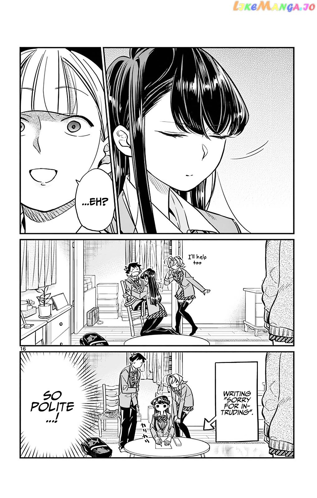 Komi-san wa Komyushou Desu chapter 25 - page 16