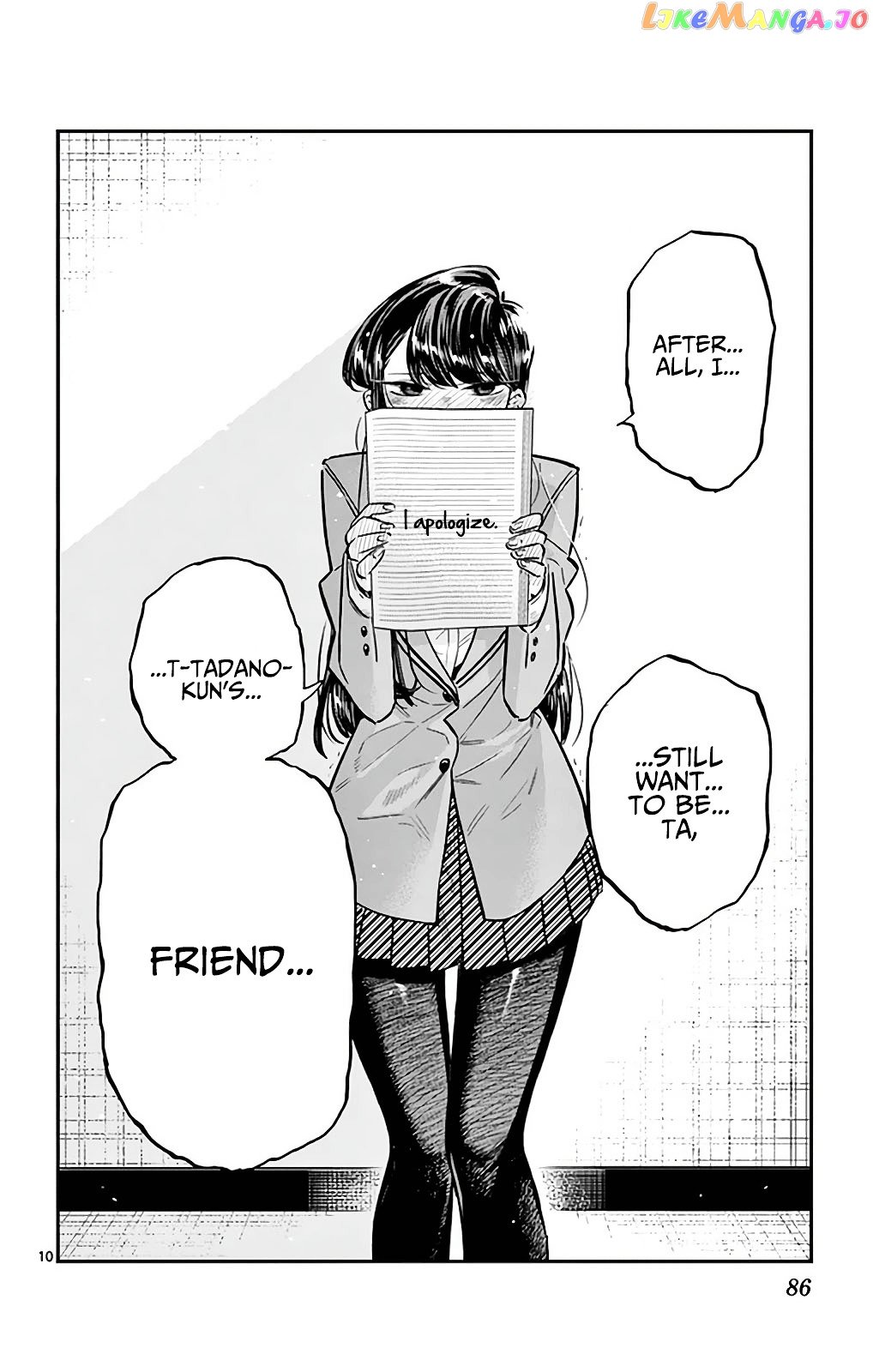 Komi-san wa Komyushou Desu chapter 26 - page 10