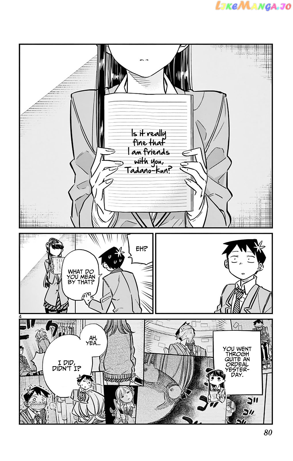 Komi-san wa Komyushou Desu chapter 26 - page 4